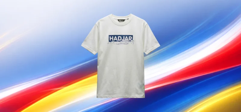 Hadjar Graphic Car T-shirt – White