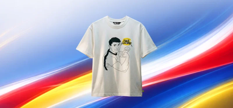 Isack Hadjar Strongman T-shirt – Off White