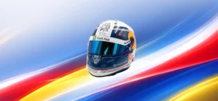 Mini Helmet 1:2 Signed – Mexican GP 2025 (pre-order)