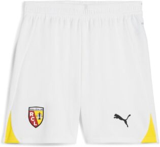 PUMA RC Lens Short Blanc/Jaune Garçon 2024/25