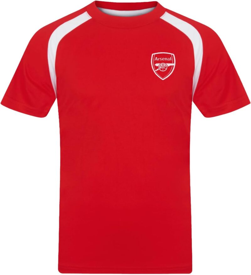 Arsenal FC Officiel - T-Shirt pour Entrainement de Football - Polyester - garçon