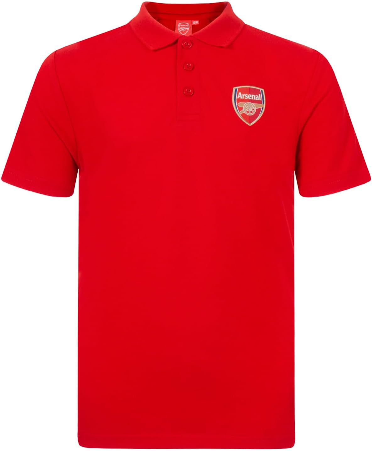 Arsenal FC Officiel - Polo thème Football - avec Blason - garçon - Rouge