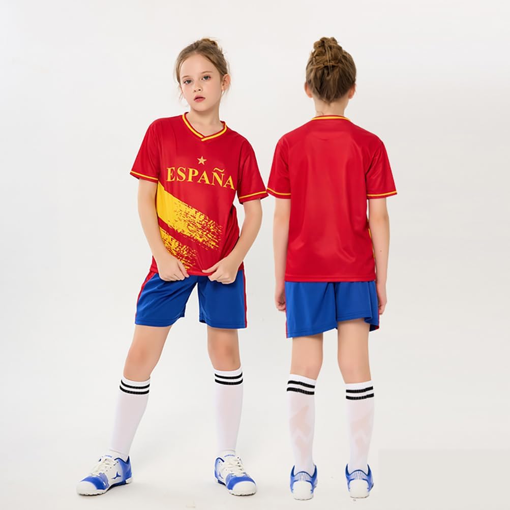 Europe Football Coupe T-Shirt Allemagne Drapeau National Impression Stretch Coupe de l'America Séchage Rapide Manche Courte Tee Shirt Jersey Maillot Entraînement - Image 2
