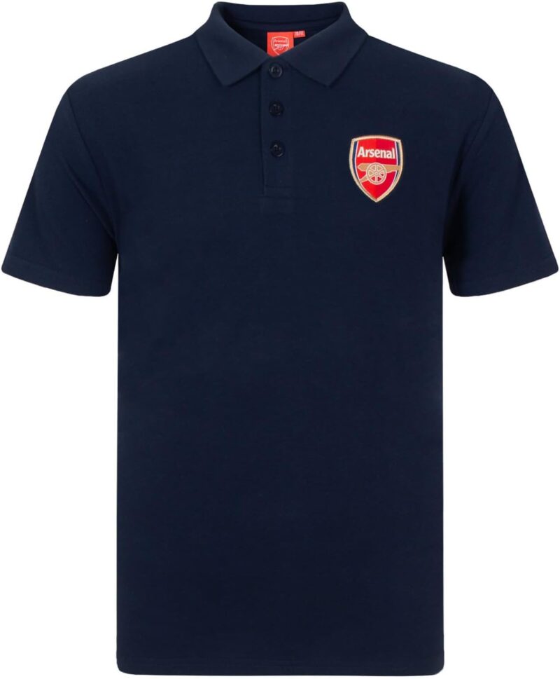 Arsenal FC Officiel - Polo thème Football - avec Blason - garçon - Rouge