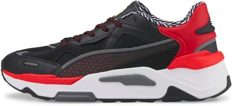 PUMA Baskets Noires/Rouges Homme Ferrari RS