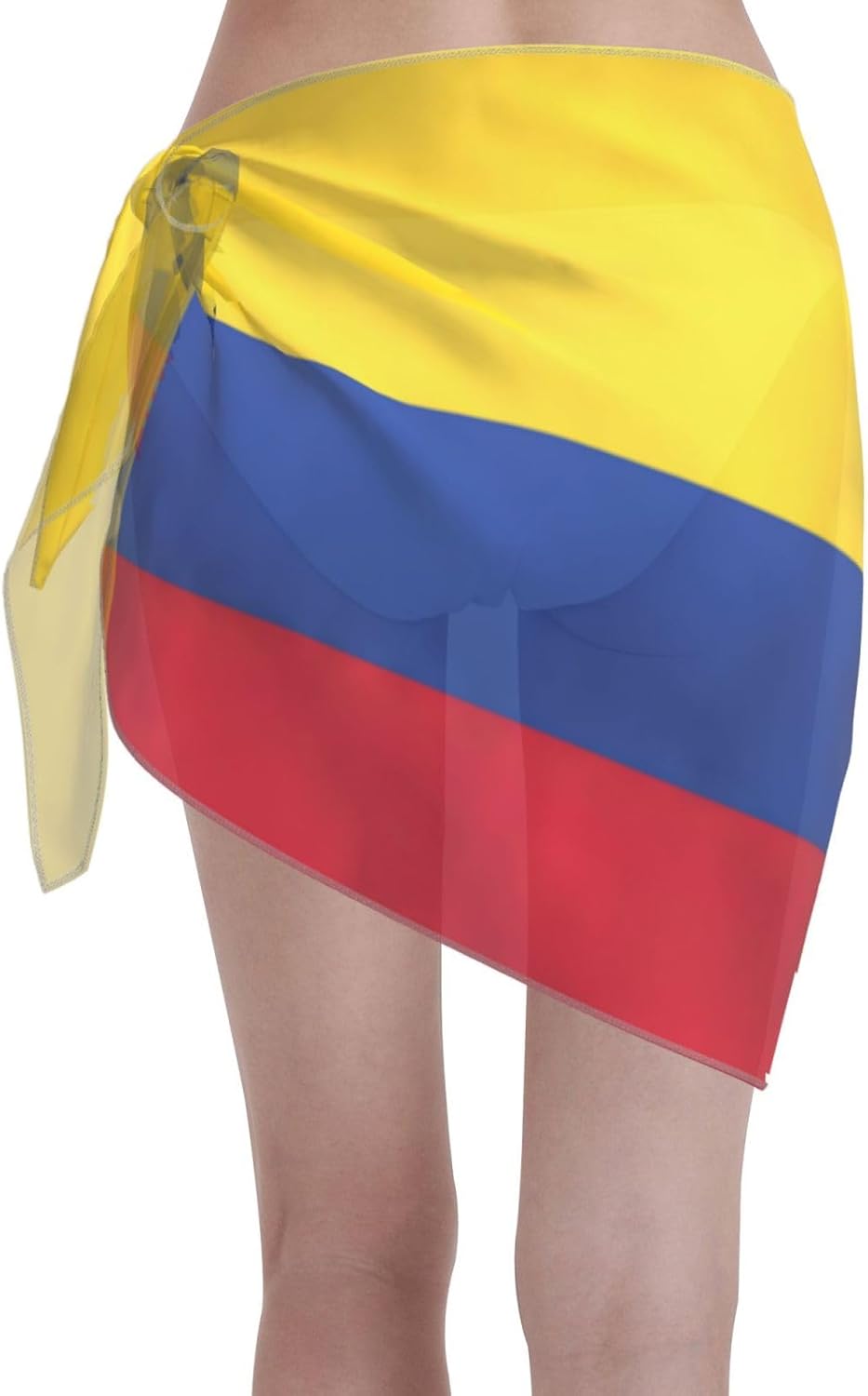 Paréo d'été imprimé drapeau de la Colombie pour femme - Image 2