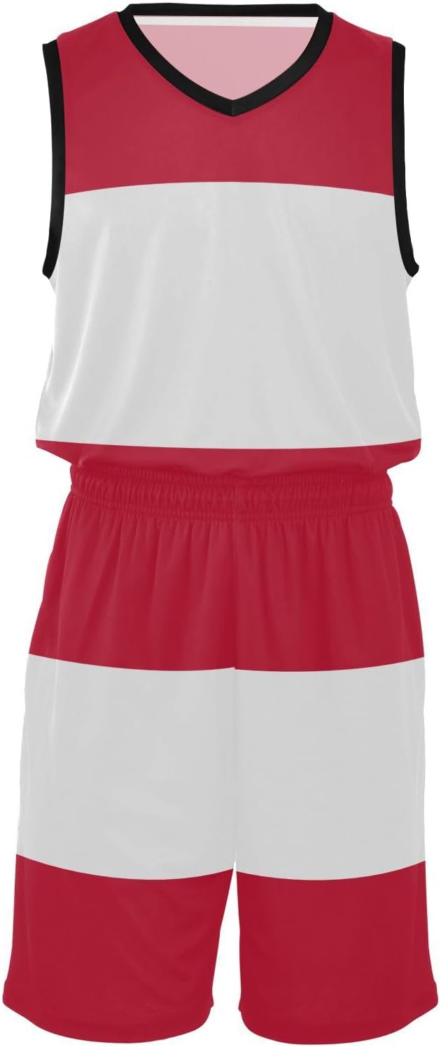 GuoChe Ensemble de shorts de basket-ball pour homme