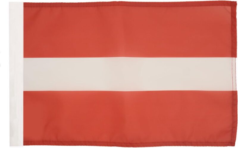 AZ FLAG - Drapeau Autriche - 45x30 cm - Pavillon Autrichien 100% Polyester Avec Fourreau Pour Hampe - 20g