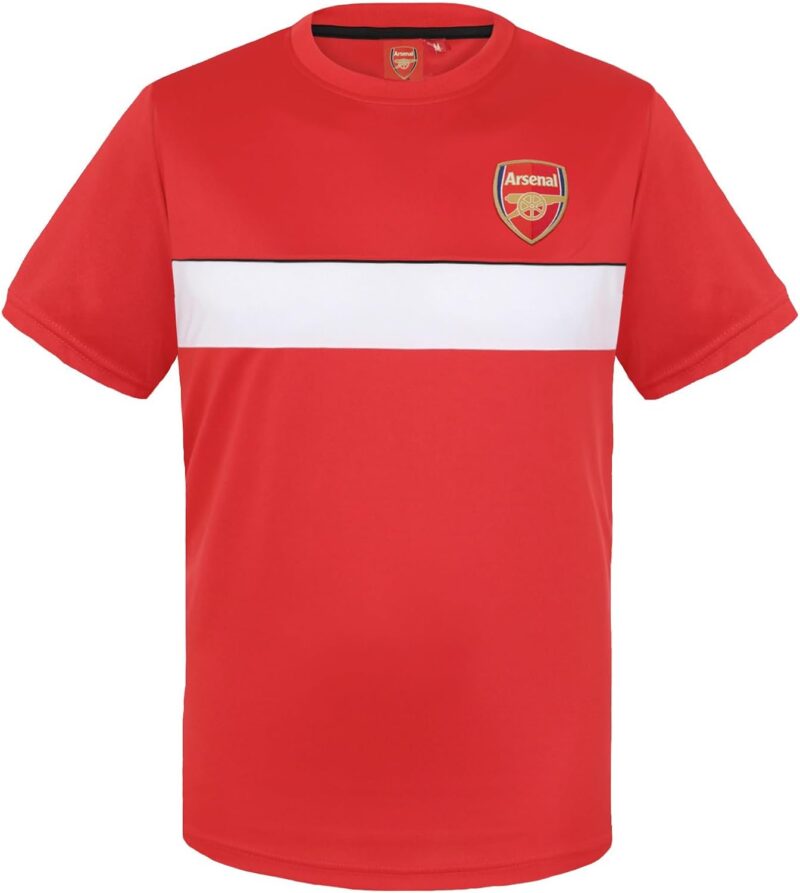 Arsenal FC Officiel - T-Shirt pour Entrainement de Football - Polyester - Homme