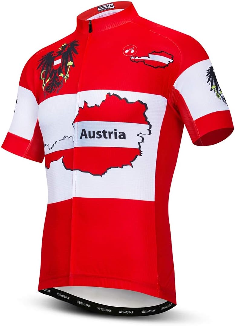 weimostar Cyclisme Jersey Hommes Vélo Vêtements Vélo Jersey Haut Chemises Route VTT Jersey Manches Courtes Été - Image 2