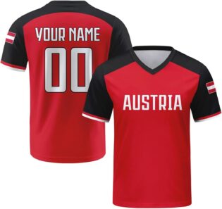Personnalisable Maillot de Football rétro avec nom et numéro, Tenue d'équipe Street Mixte Homme et Femme, Uniforme Sport pour Supporters de Football internationaux
