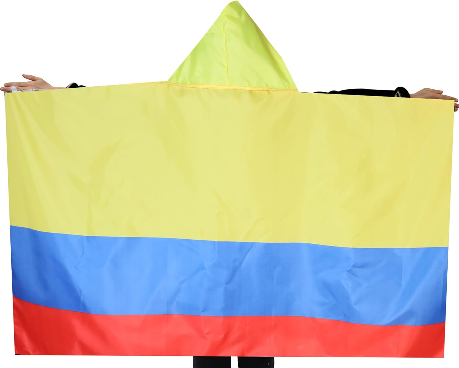AZ FLAG Drapeau Colombie 150x90 cm - Cape Drapeau Colombien 100% Polyester Avec Manches Intégrées - Body Flag 80g - Image 2