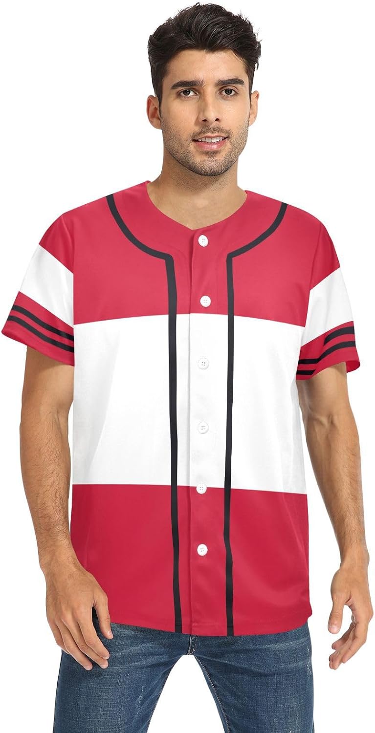 Maillot de baseball personnalisable pour homme/femme, respirant, coupe classique pour la maison, l'extérieur, les voyages