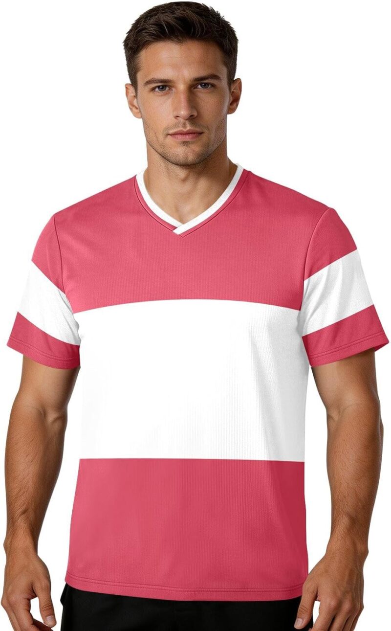 Maillot de football en tissu extensible pour fans de sport, coupe classique, évacuation de l'humidité, pour toutes les morphologies