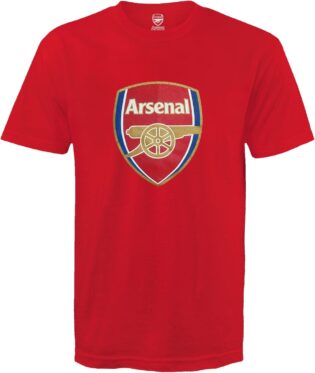 61omEb3d1nL._AC_SL1500_.jpg Arsenal FC Officiel - T-Shirt pour Homme - thème Football avec Blason Officiel
