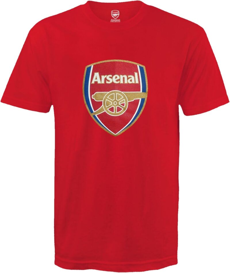 Arsenal FC Officiel - T-Shirt pour Homme - thème Football avec Blason Officiel