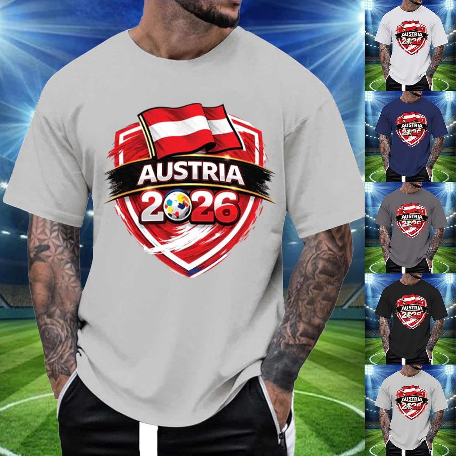 Maillot de football Autriche Dabbing Autriche T-Shirt - Image 3
