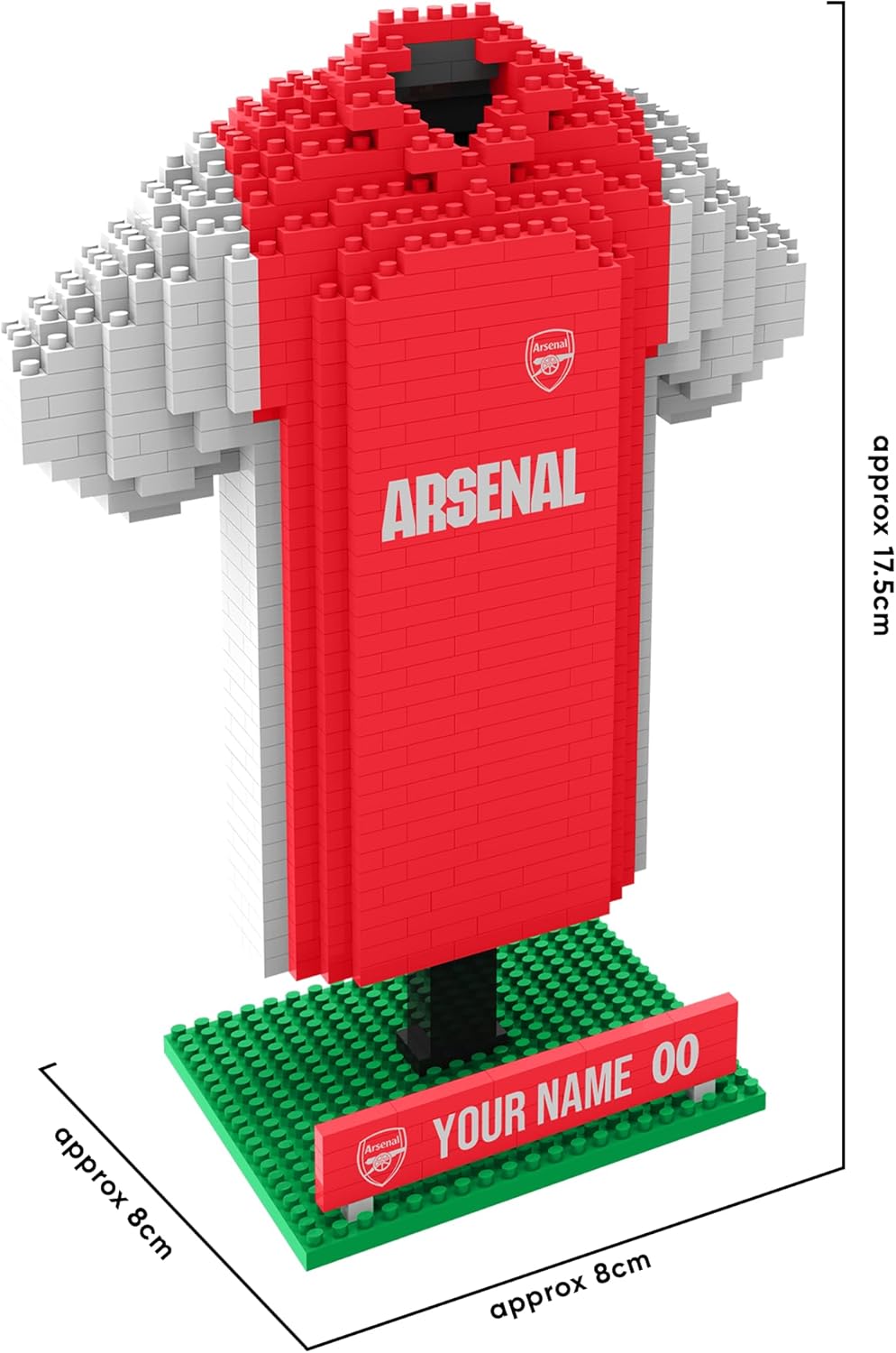 FOCO Maillot de bureau personnalisé 3D BRXLZ sous licence officielle (Arsenal FC (918 pièces) - Image 3
