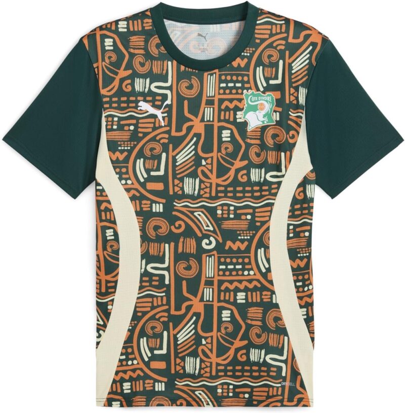 Puma T-shirt Côte d'Ivoire Pré-Match 2025 Adulte Court