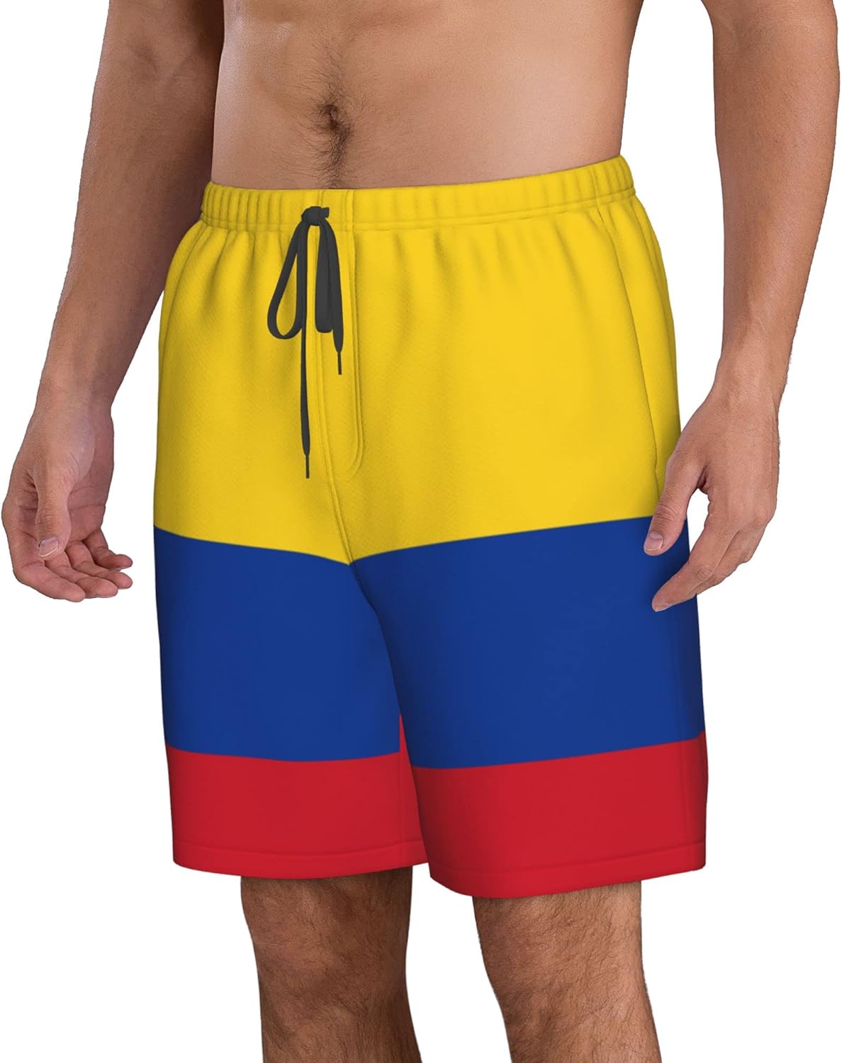 Drapeau des Bermudes Short de Bain pour Homme à séchage Rapide avec Doublure en Maille - Image 2