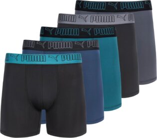 71lX1i90OL._AC_SL1500_.jpg Puma 5 Pack Performance Boxer Briefs Boxeur ajusté Homme