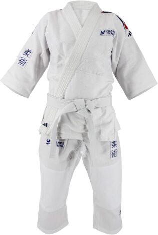 71uQtsw9c6L._AC_SL1500_.jpg adidas Kimono de Jujitsu Club (Couleur : Blanc/BBR-FJ - Taille : 140)