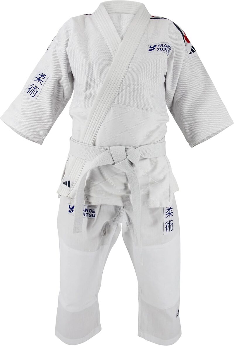 adidas Kimono de Jujitsu Club (Couleur : Blanc/BBR-FJ - Taille : 140)
