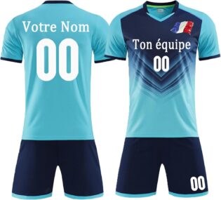 71wHRqdEQ8L._AC_SL1500_.jpg Ensemble Foot Personnalisé Maillot de Foot Enfants Homme Maillot Football Personnalisable Vêtements de Football avec Votre Numéro de Logo de Nom d'Équipe