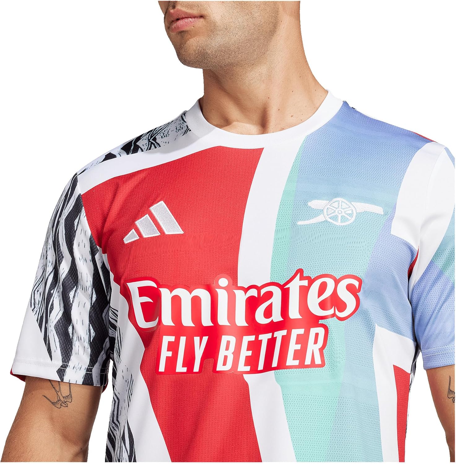 adidas Arsenal FC 24/25 Pre-Match Jersey Maillot d'avant-Match Arsenal FC 24/25 Homme - Image 3