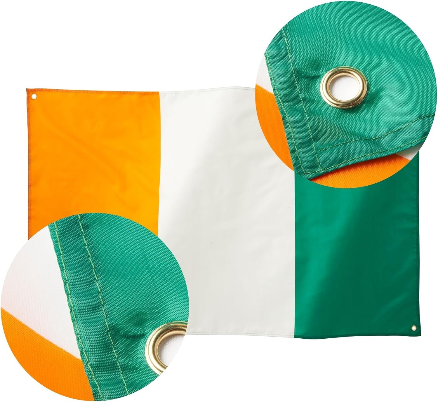Drapeau Côte d'Ivoire Runesol, 91x152cm, 3ft x 5ft, 4 œillets, œillet en Laiton Dans Chaque Coin, Bannière Ivoirienne, Célébrations, Drapeaux de Qualité Supérieure, Imperméable, Intérieur, Extérieur - Image 3