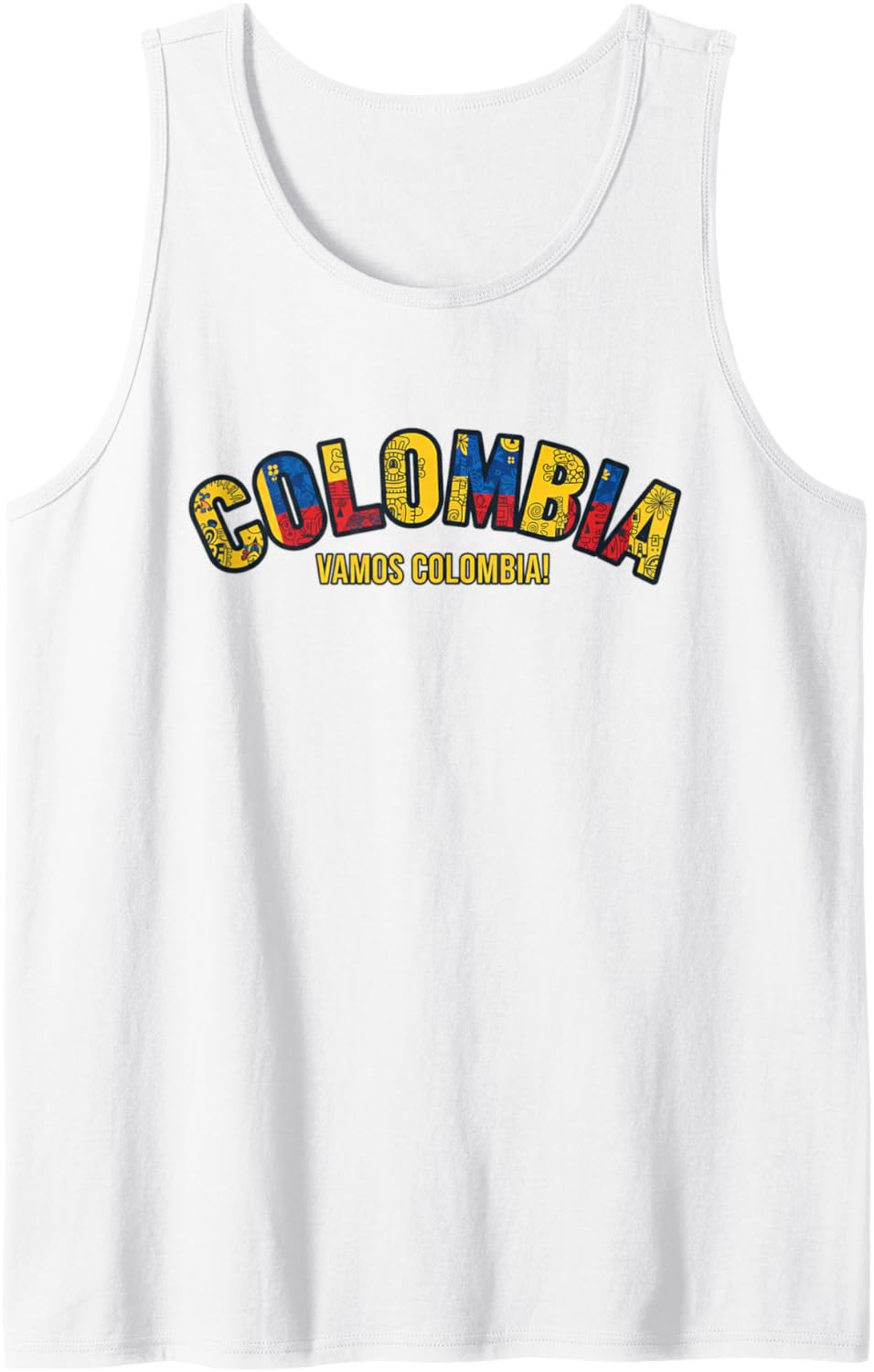 Maillot de Supporter de Football 2026 Colombie Vamos Colombie Débardeur