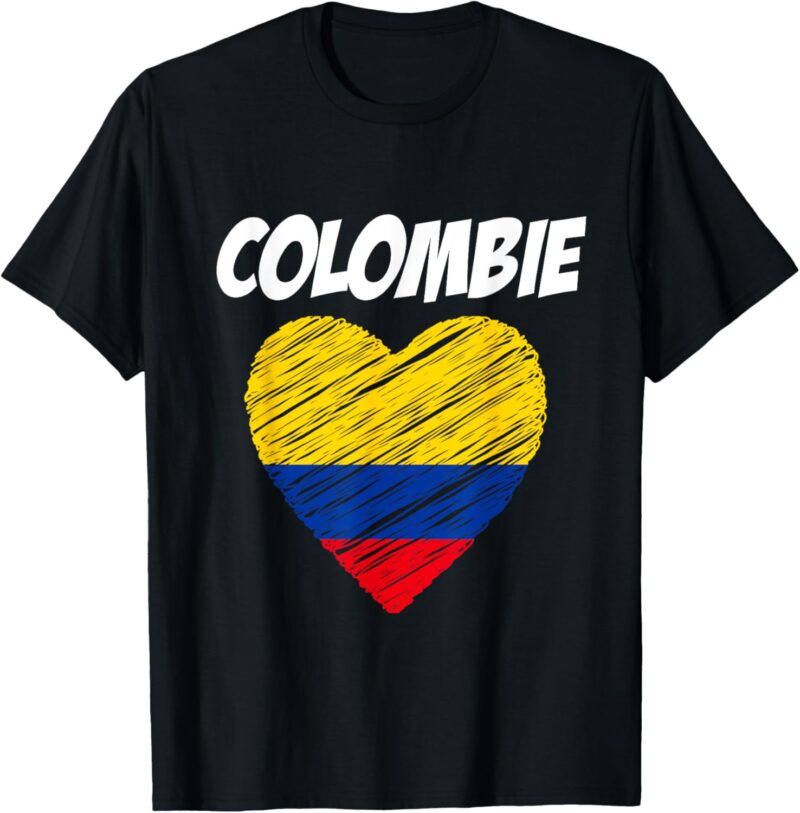 Colombie shirt Love Flag j'aime Colombie drapeau tshirt T-Shirt