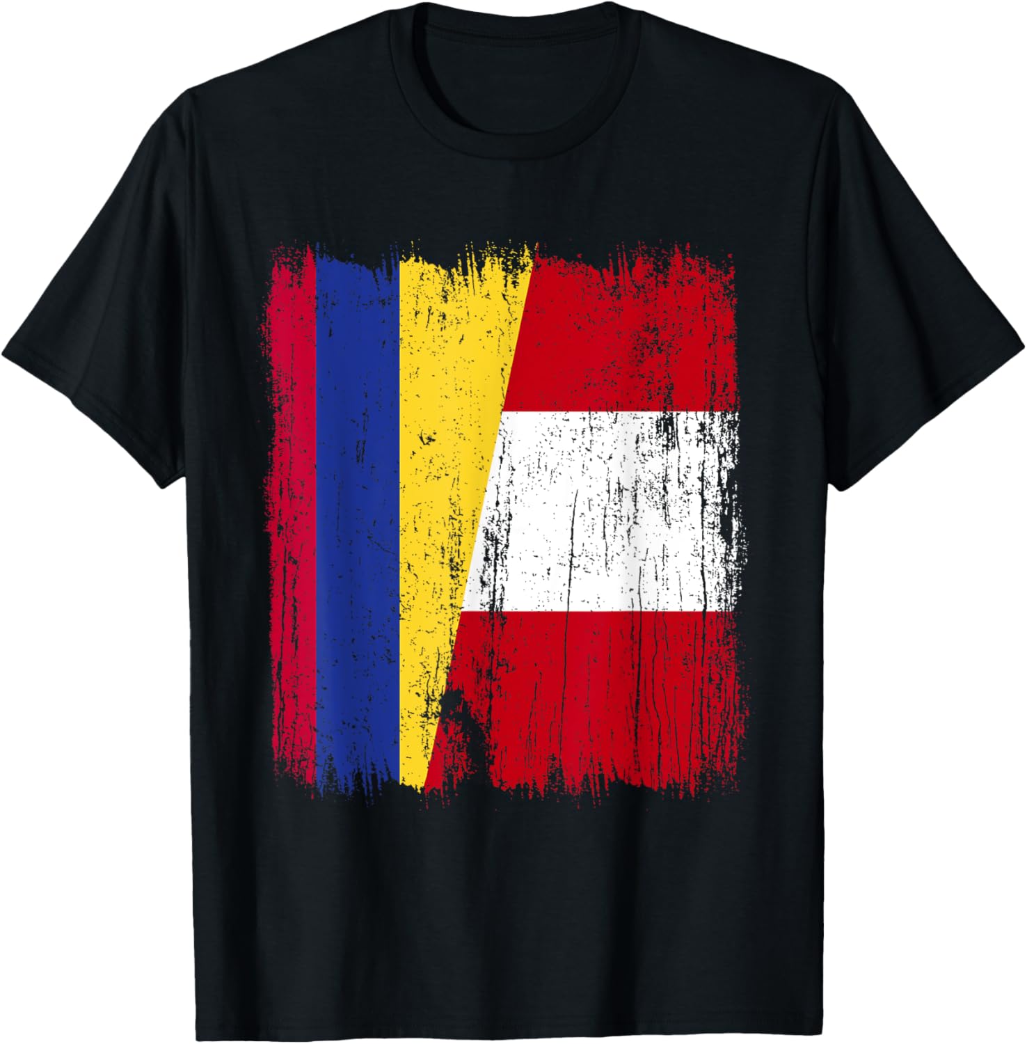 Maillot du Patrimoine péruvien de la Colombie avec Demi Drapeau du Pérou T-Shirt