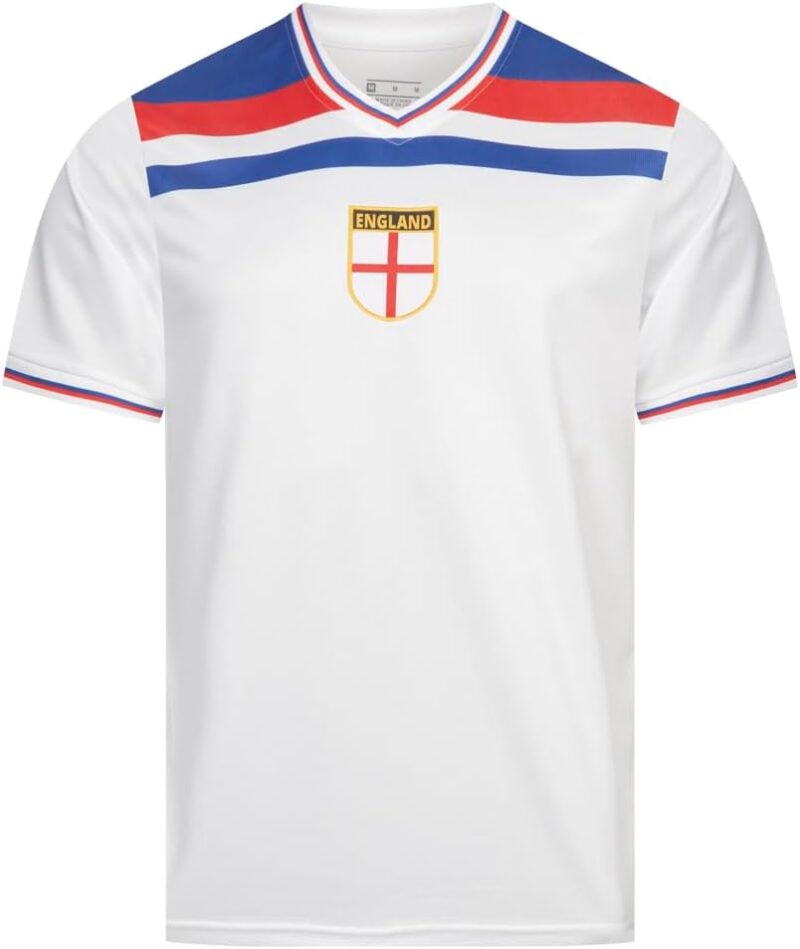 JELEX Retro History Maillot pour homme | Avec logo brodé et manches courtes | Design nostalgique pour les fans de football | Idéal pour les collectionneurs