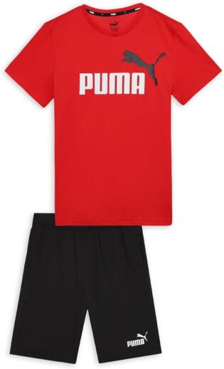 41GJILwQQOL._AC_SL1200_.jpg PUMA Short Jersey Set B Survêtement Garçon (lot de 2)