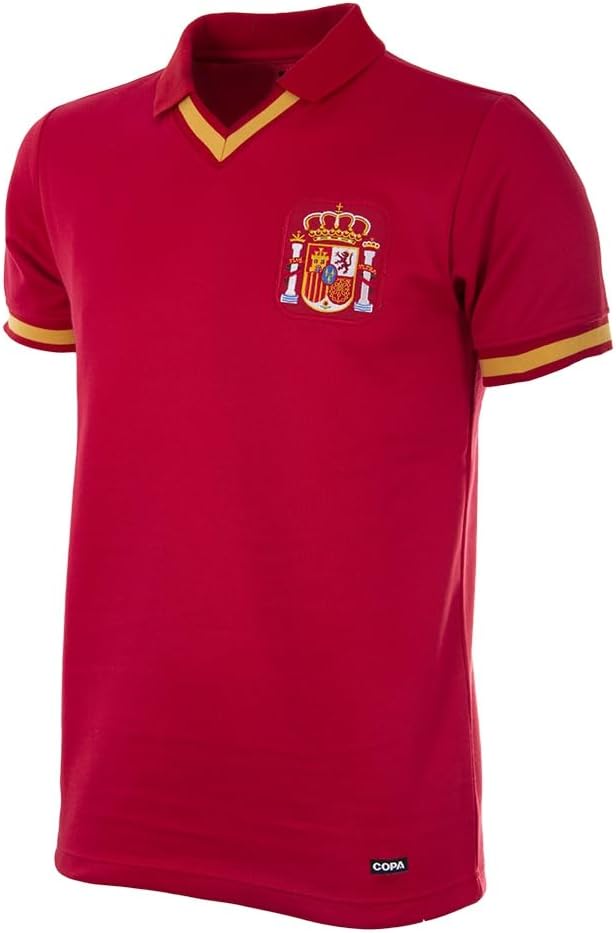 Copa Football - Espagne 1988aillot de Football rétro - Homme - Rouge