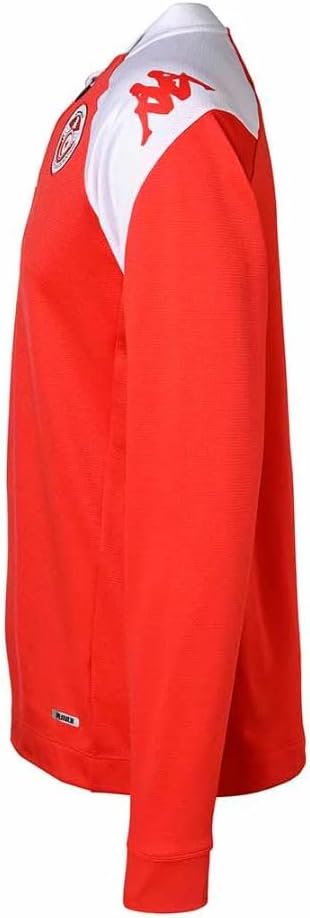 Kappa Sweatshirt Ablas Football Tunisie Rouge Homme - Image 4
