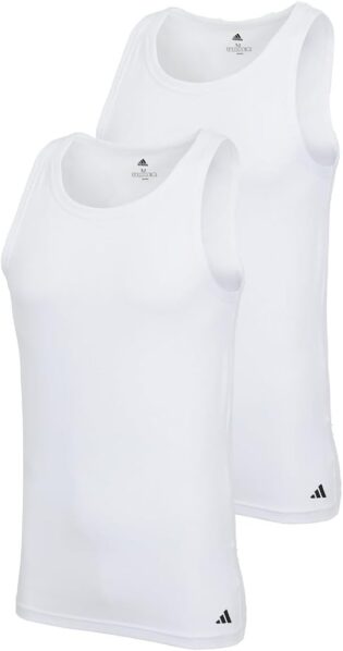 Adidas Adidas Herren Unterwäsche Ergonomic Tank Top (2pk) - Active Flex Cotton Ergonomic Tricot Homme