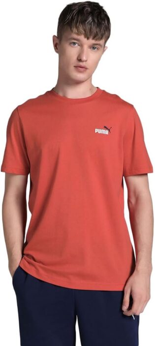 513doGZ-GL._AC_SL1200_.jpg PUMA T-Shirt à Petit Logo N° 1 Bicolore Essentials Homme