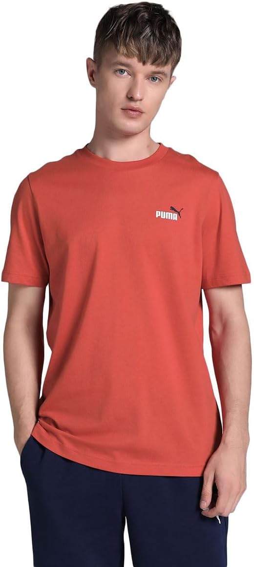 PUMA T-Shirt à Petit Logo N° 1 Bicolore Essentials Homme