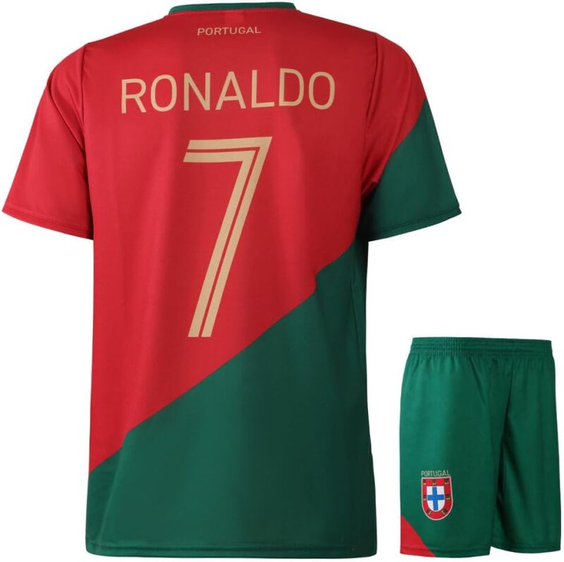 Kingdo Maillot de Foot T-Shirt Garçon (Lot de 1)