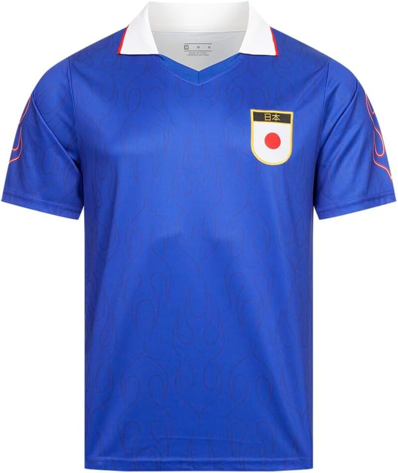 JELEX Retro History Maillot pour homme | Avec logo brodé et manches courtes | Design nostalgique pour les fans de football | Idéal pour les collectionneurs