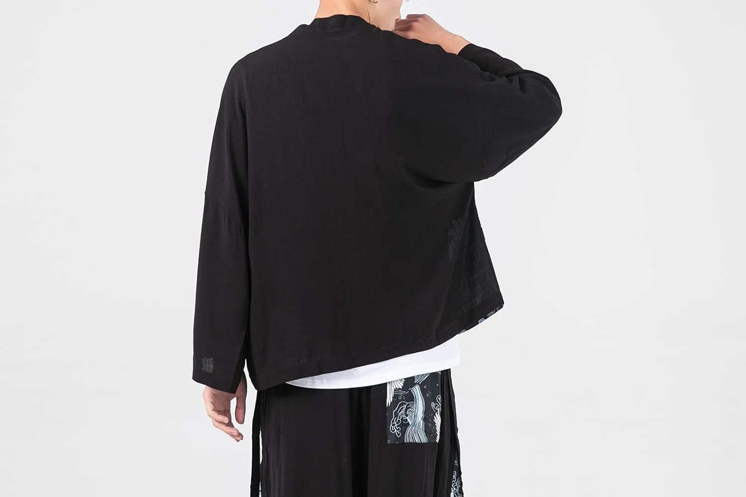 Chemise hawaïenne à manches 3/4 pour homme - Image 4