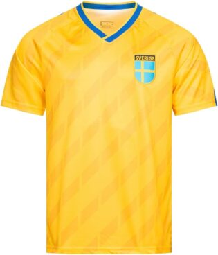 51CGUR4bTlL._AC_SL1001_.jpg JELEX Retro History Maillot pour homme | Avec logo brodé et manches courtes | Design nostalgique pour les fans de football | Idéal pour les collectionneurs