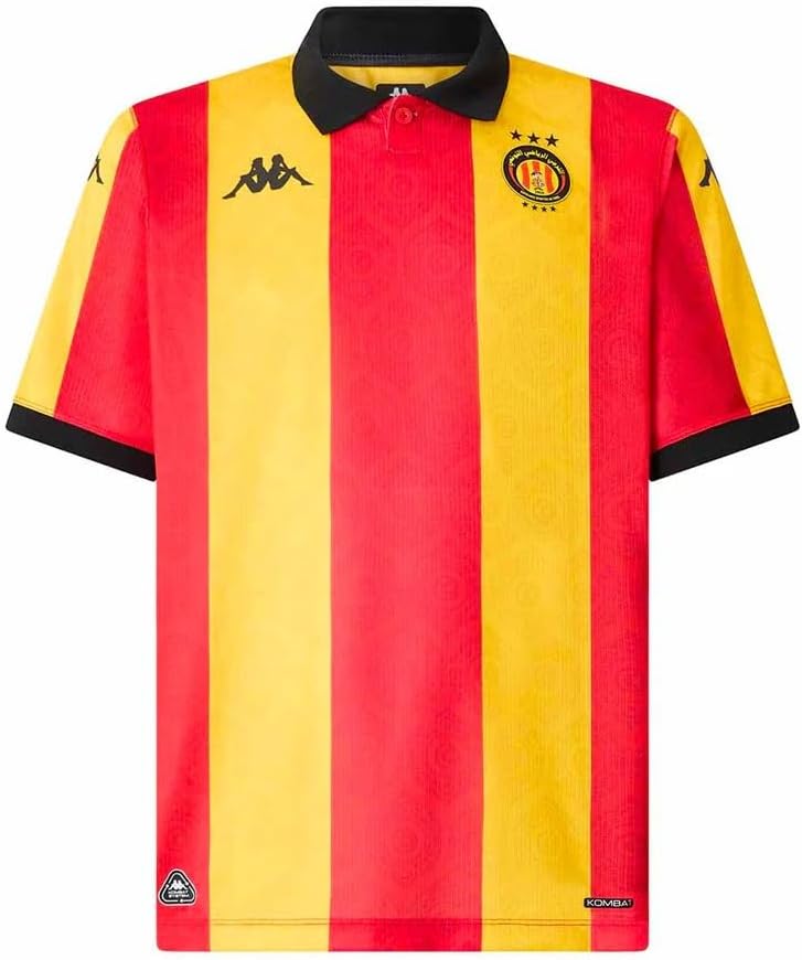 Kappa Maillot Kombat Home Espérance Tunis Rouge Homme Football Officiel