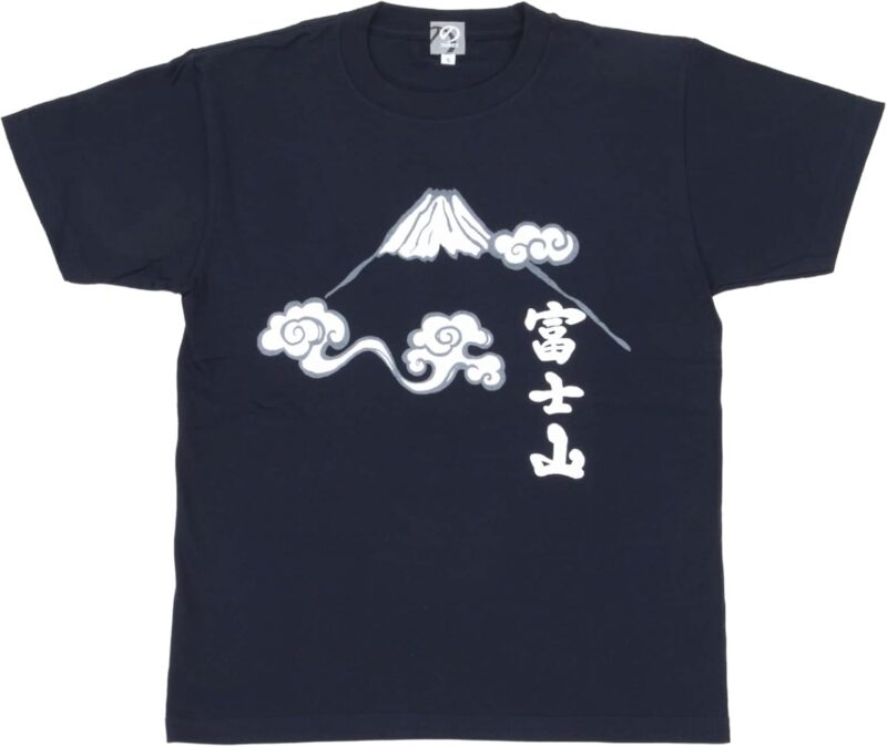 NOREN T-shirt japonais Kanji à manches courtes (JAPANORAMA) 100 % coton, taille ample, unisexe, t-shirt graphique pour homme et femme