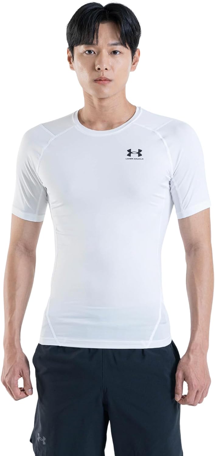 Under Armour UA HG Armour Comp SS T-Shirt à Manches Courtes, T-Shirt de Compression pour Homme Homme (Lot de 1) - Image 4
