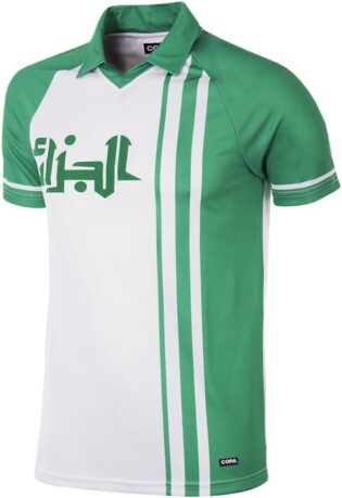Copa Football - Algérie Coupe du Monde 1982aillot de Football rétro - Homme - Blanc - Vert
