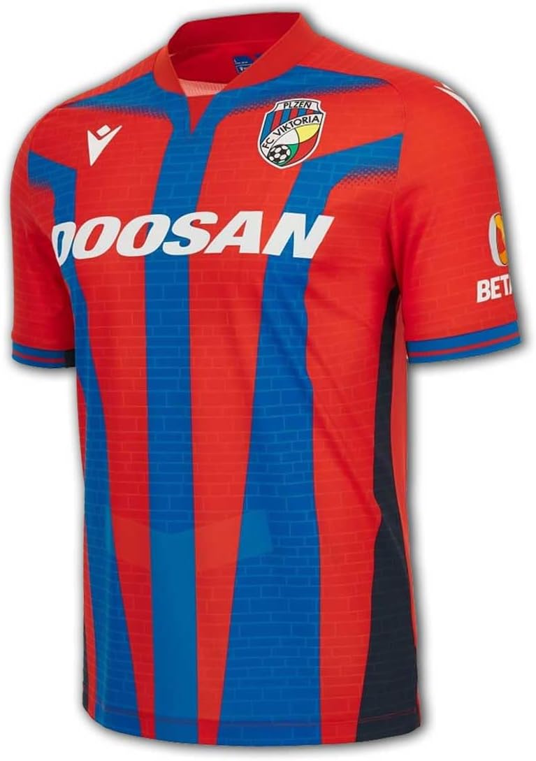 Macron FC Viktoria Pilsen Maillot domicile 23 24 Viktoria Plze? Home Shirt République tchèque