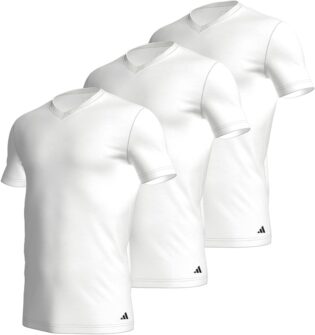 Adidas Multipack Crew Neck T-Shirt (3pk) Couche de Base suprieure Homme